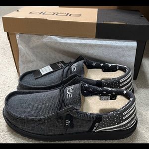 Hey Dude Wally Break Patriotic Shoes- Exclusive Style